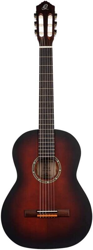Ortega Guitars R55-BFT, Family Series Pro Solid Spruce Top, Nylon Classical Guitar, Bourbon Fade, Full Size with Gig Bag Ortega Guitars R55-BFT, Family Series Pro Solid Spruce Top, Nylon Classical Guitar, Bourbon Fade, Full Size with Gig Bag