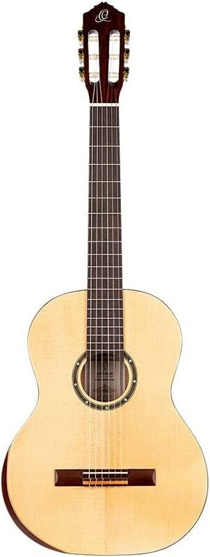 Ortega Guitars R55DLX, Family Series Pro w/Arm Rest Solid Spruce Top Nylon String Classical Guitar, Full Size Ortega Guitars R55DLX, Family Series Pro w/Arm Rest Solid Spruce Top Nylon String Classical Guitar, Full Size