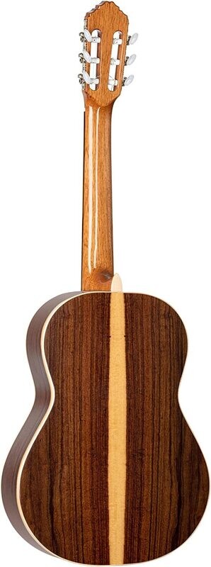 Ortega Guitars R225G-⅞ - Traditional Series - Made in Spain, ⅞ Size, Solid Top Classical Guitar w/ Deluxe Gig Bag