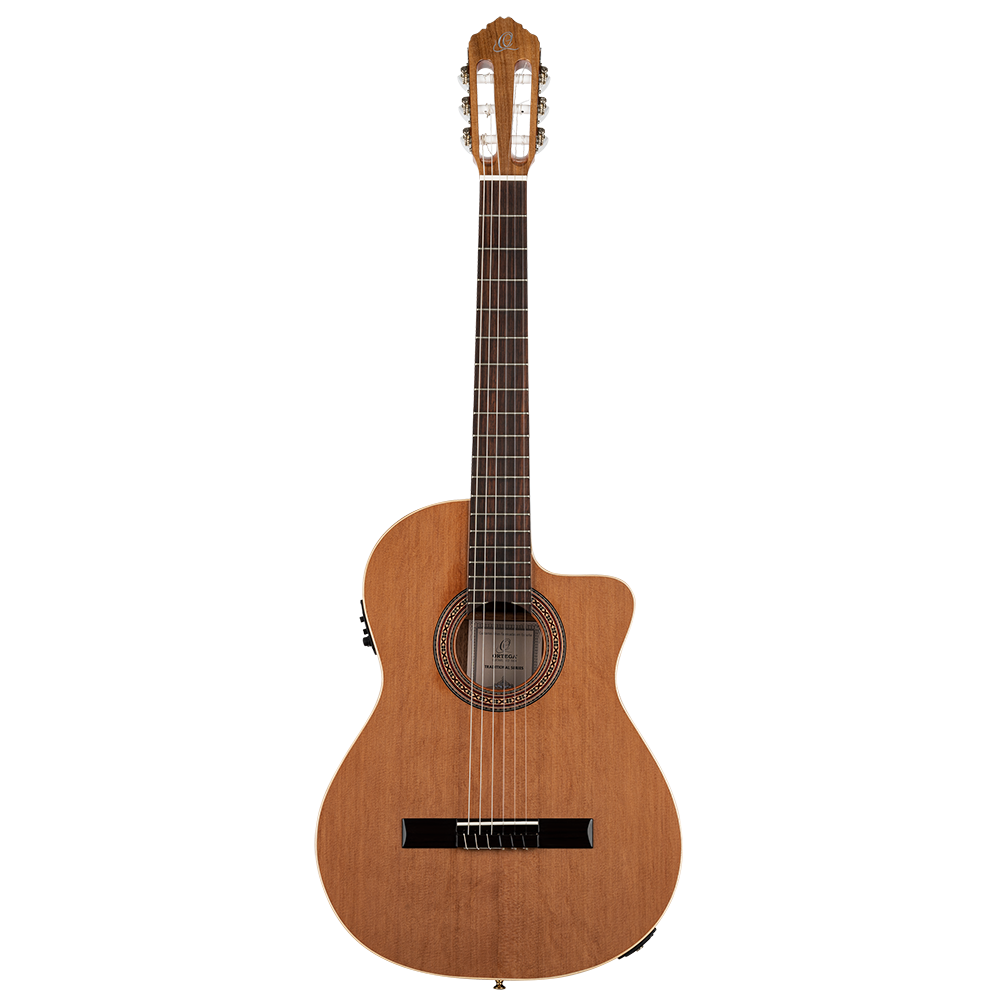 Ortega RCE180GT - Full Size Guitar - Thin Body - Solid Cedar Top/Bubinga Back/sides