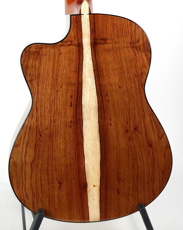 Navarro Tesoro Requinto - Solid Palo Escrito Top/Back/Sides, Cutaway - LR Baggs Electronics - Handcrafted in Paracho, Mexico