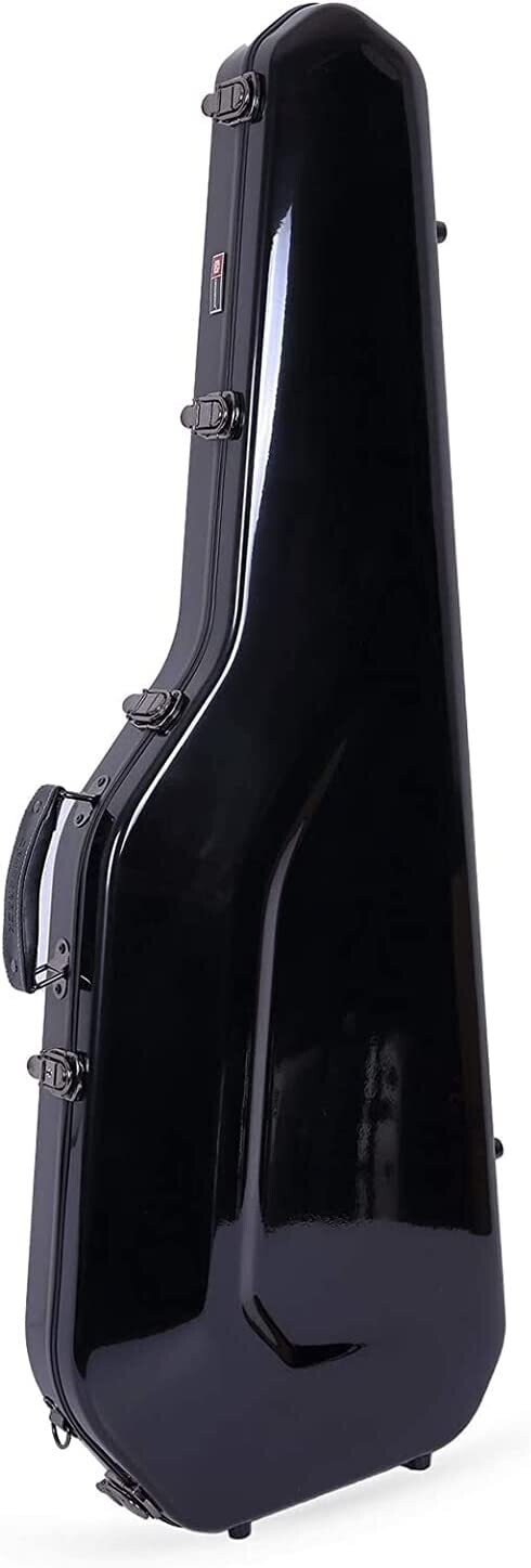 Crossrock Fiberglass Case for Telecaster and Stratocaster Style in Electric Guitars - Black (CRF2021GSTBK) Crossrock Fiberglass Case for Telecaster and Stratocaster Style in Electric Guitars - Black (CRF2021GSTBK)