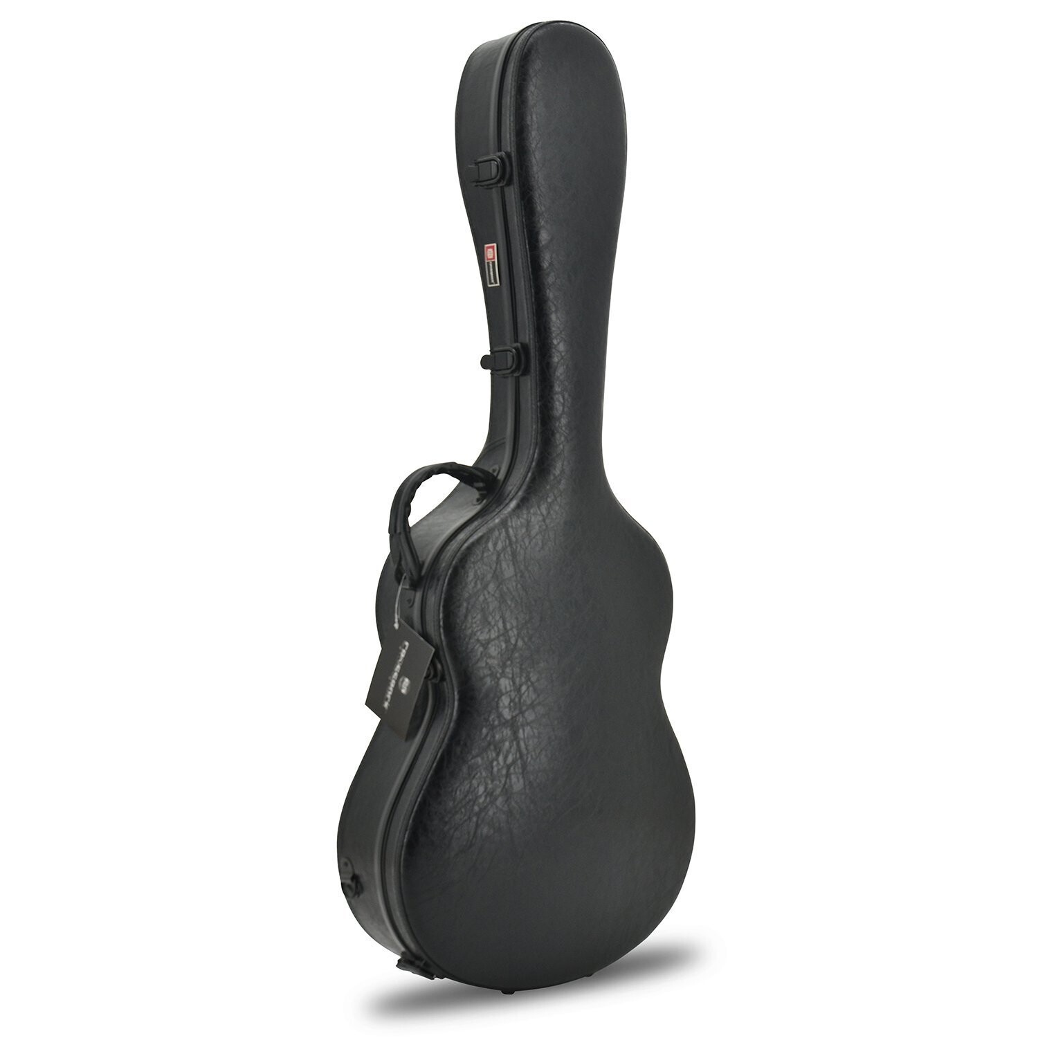 Crossrock Deluxe Fiberglass Case for OM, Martin 000 Guitars - Black Leather (CRF2020OMBKL) Crossrock Deluxe Fiberglass Case for OM, Martin 000 Guitars - Black Leather (CRF2020OMBKL)