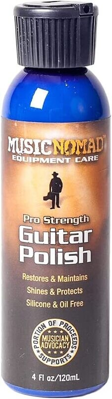 MusicNomad Premium Pro-Strength Guitar Polish for Body and Hardware, 4 oz (MN101)
