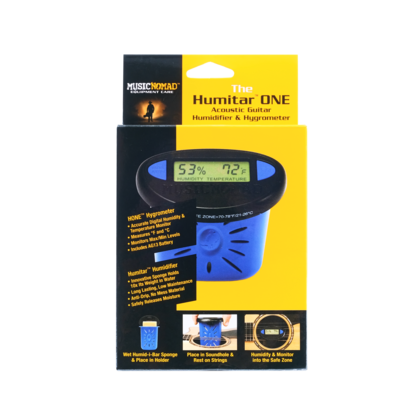 MusicNomad Humitar ONE - Guitar Hygrometer - Humidity & Temperature Monitor (MN312)