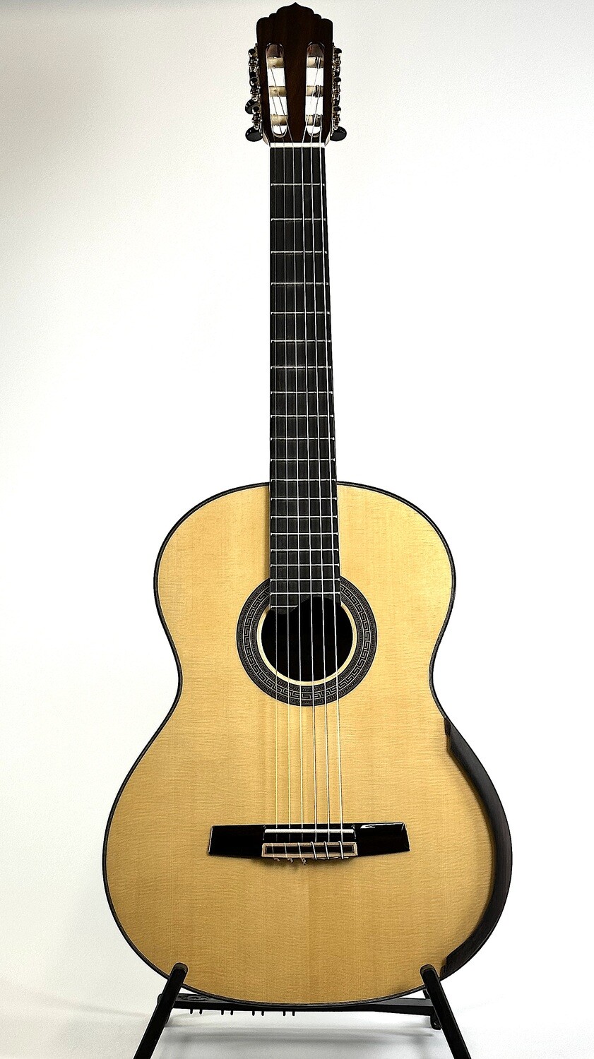 Calido Soloist Left Handed All Solid Wood Spruce Top, Indian