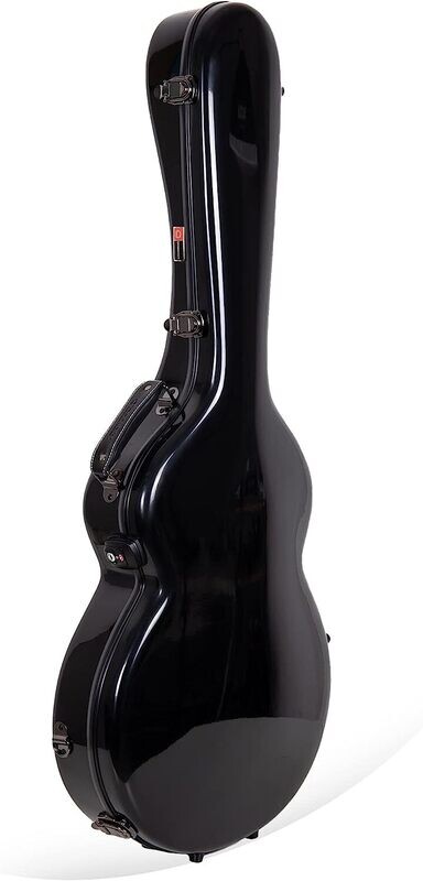 Crossrock 335 style guitar case, Fiberglass hard shell with Backpack Straps, Black (CRF2020SABK) Crossrock 335 style guitar case, Fiberglass hard shell with Backpack Straps, Black (CRF2020SABK)