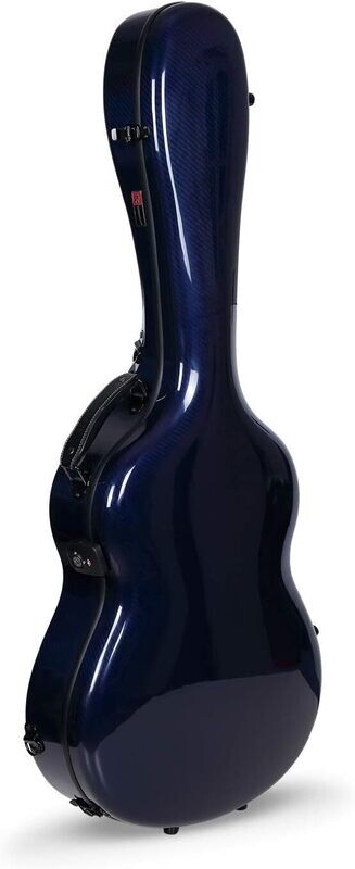 Crossrock CRF6030CBL - Carbon Fiber Classical Guitar Flight Case - Blue Crossrock CRF6030CBL - Carbon Fiber Classical Guitar Flight Case - Blue