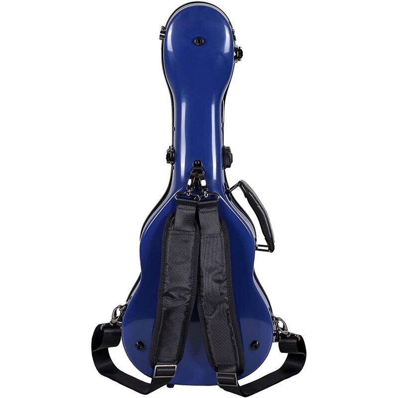 Crossrock Deluxe Fiberglass Case - Tenor Ukulele (CRF2020TUNVBL) - Navy Blue