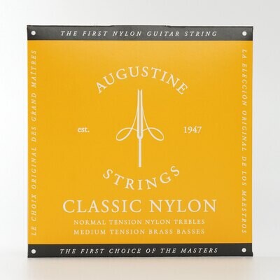 Augustine Classic Gold Classical Guitar Strings - MT Bass, MT Trebles Augustine Classic Gold Classical Guitar Strings - MT Bass, MT Trebles