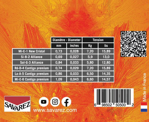SAVAREZ EVOLUTION CANTIGA PREMIUM 510ERP