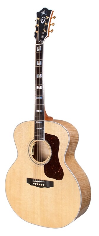 Guild USA F-55E Maple, Blond - Solid Sitka Spruce top, Solid Maple back/sides - Made in the USA