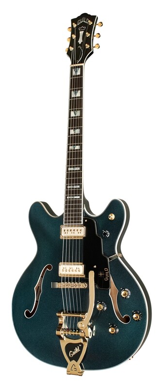 Guild Starfire VI Special - Hollow Body Electric Guitar with GVT, Kingswood Green