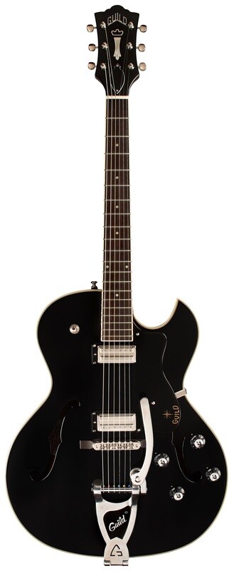 Guild Starfire III - Black - Hollow Body Electric Guitar