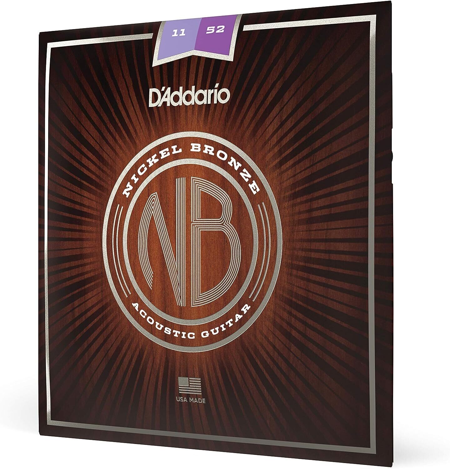 D'Addario  Nickel Bronze - NB1152 - Custom Light, 11-52