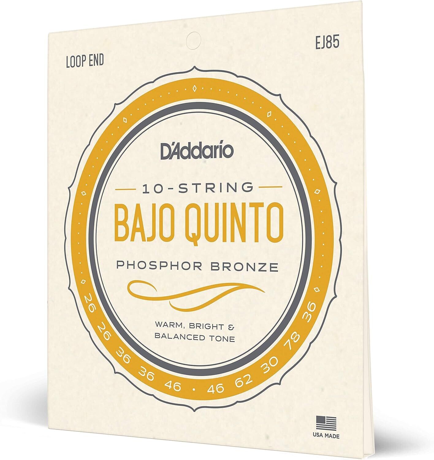 D'Addario EJ85 Bajo Quinto Strings