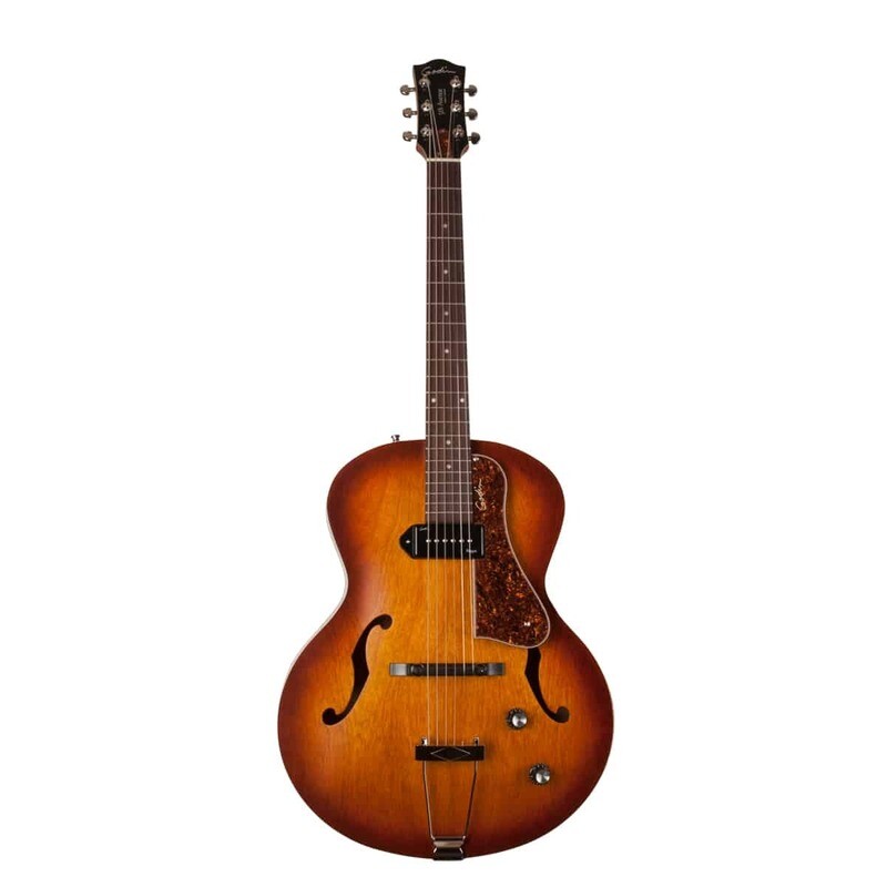 Godin 5th Avenue Kingpin P90 - Cognac Burst - Arched top Electric Guitar