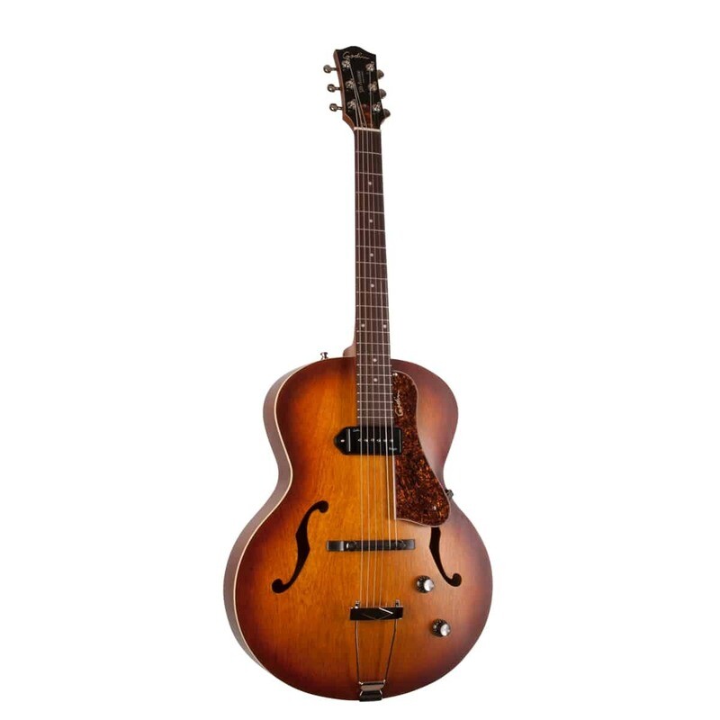 Godin 5th Avenue Kingpin P90 - Cognac Burst - Arched top Electric Guitar