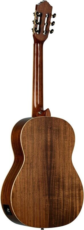 Ortega 30th Anniversary AAA Flamed Acacia - Acoustic-Electric Nylon Classical Guitar w/Bag -  Slim Neck