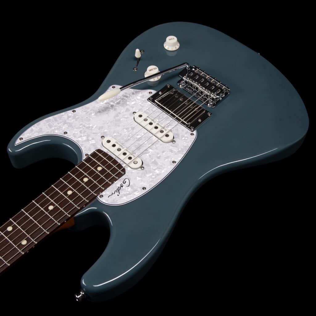 Godin Session T-Pro Arctic Blue RN with Gig Bag - Made in Canada