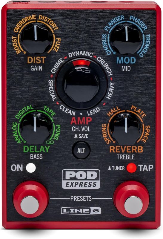 Line 6 Pod Express - Guitar Amp and Effects Processor Pedal