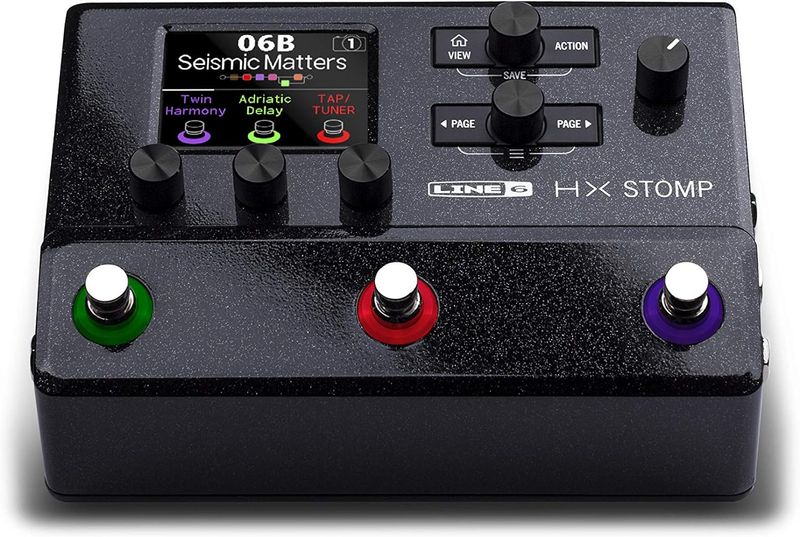 Line 6 HX Stomp Multi-Effects Guitar Pedal, Black