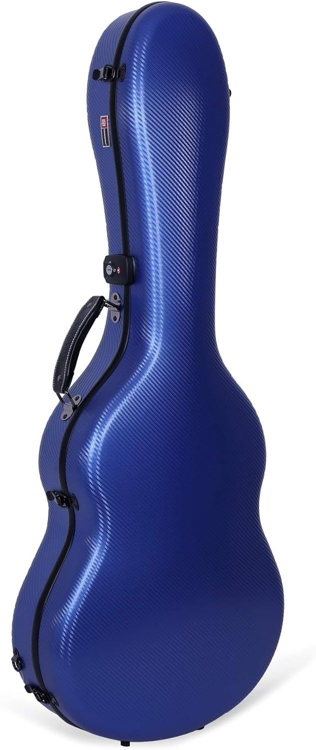 Crossrock Flight Case for Classical and Grand Concert Guitar,  Blue (CRF4030CBL)