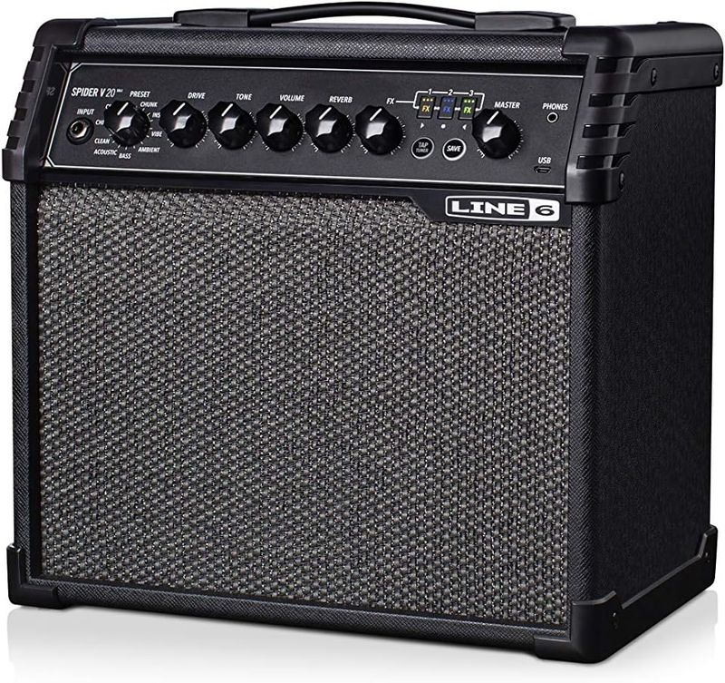 Line 6 - Spider V20 MKII - 20-watt Modeling Combo Practice Amplifier