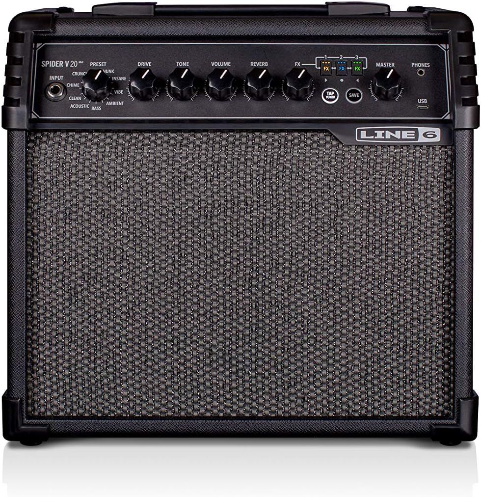 Line 6 - Spider V20 MKII - 20-watt Modeling Combo Practice Amplifier Line 6 - Spider V20 MKII - 20-watt Modeling Combo Practice Amplifier