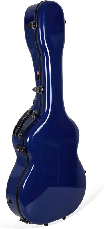 Crossrock Fiberglass Case for Grand Auditorium Guitars - CRF2020GANVBL Crossrock Fiberglass Case for Grand Auditorium Guitars - CRF2020GANVBL