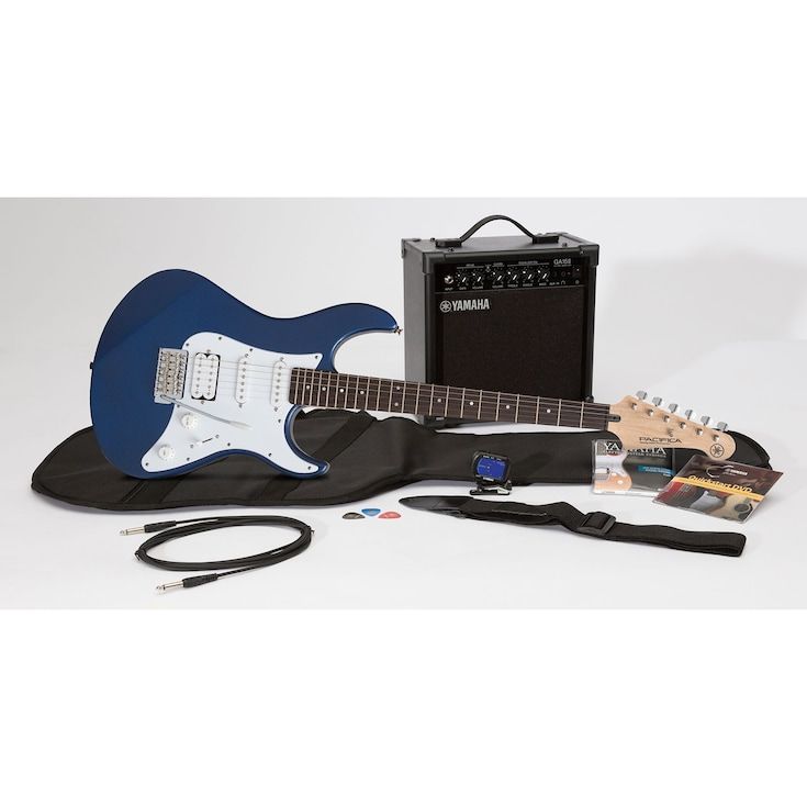 Yamaha Gigmaker Electric Guitar PAC012 Blue w/Amp