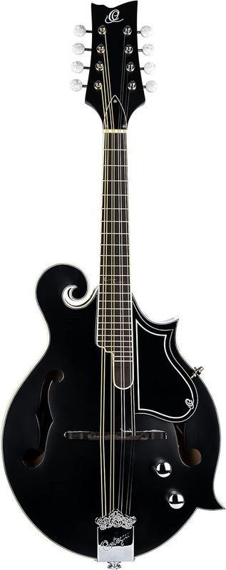 Ortega F-Style Acoustic-Electric Mandolin w/Bag, black (RMFE40SBK) Ortega F-Style Acoustic-Electric Mandolin w/Bag, black (RMFE40SBK)