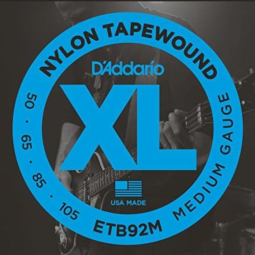 D'Addario D'Addario ETB92M Tapewound Bass, Medium, 50-105,Medium Scale