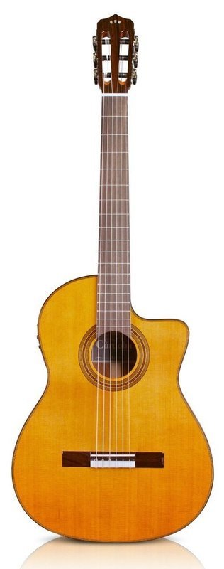 Cordoba Fusion 12 Natural - Solid Cedar Top - Acoustic Electric Nylon String Classical Guitar