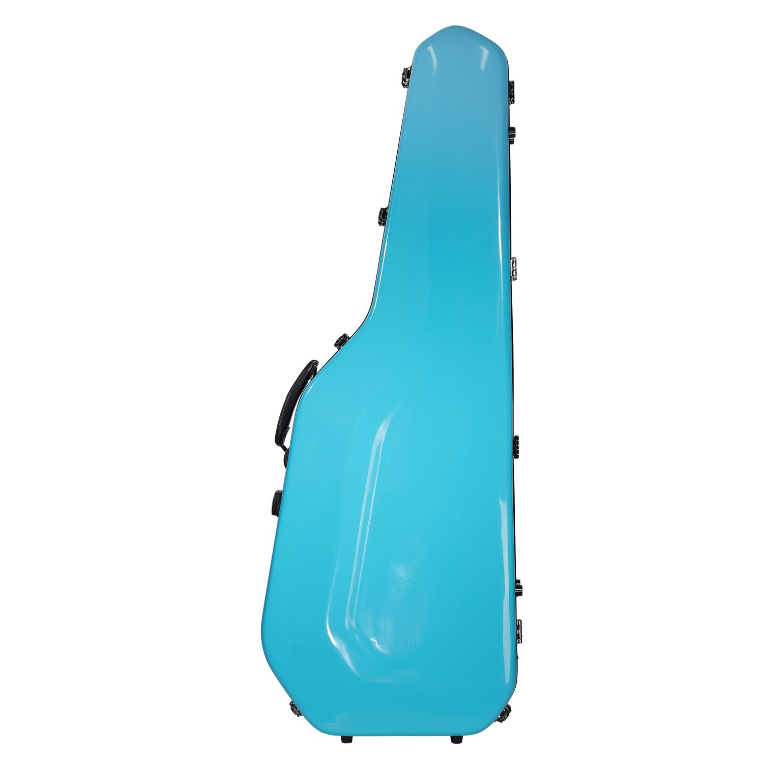 Crossrock Fiberglass Case for Telecaster and Stratocaster Style in Electric Guitars - Mint Blue (CRF2021GSTMB) Crossrock Fiberglass Case for Telecaster and Stratocaster Style in Electric Guitars - Mint Blue (CRF2021GSTMB)