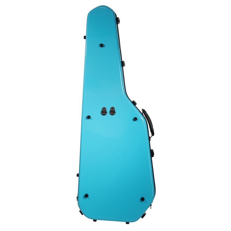 Crossrock Fiberglass Case for Telecaster and Stratocaster Style in Electric Guitars - Mint Blue (CRF2021GSTMB)