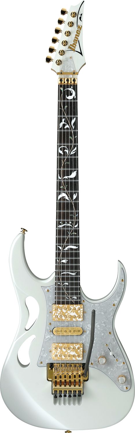 Ibanez PIA3761SLW - Steve Vai Signature Electric Guitar - Hardshell Case Included - Stallion White