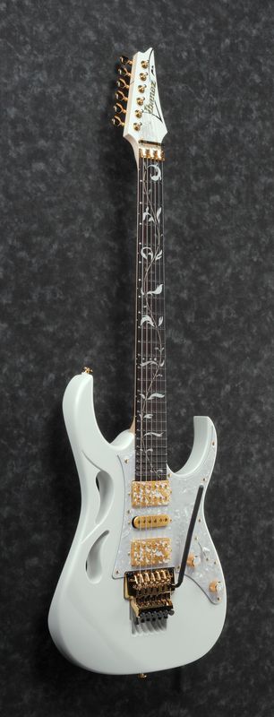 Ibanez PIA3761SLW - Steve Vai Signature Electric Guitar - Hardshell Case Included - Stallion White
