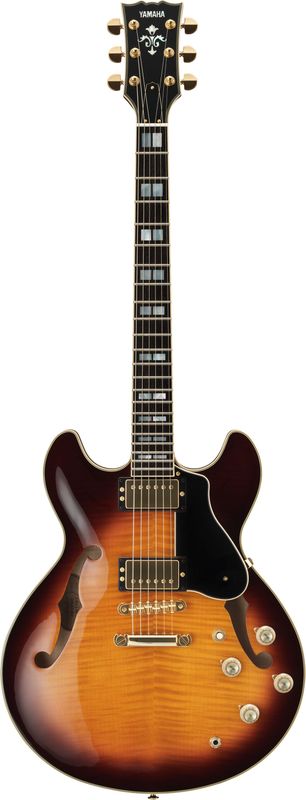 Yamaha SA2200 Hollow Body Electric Guitar - Brown Burst