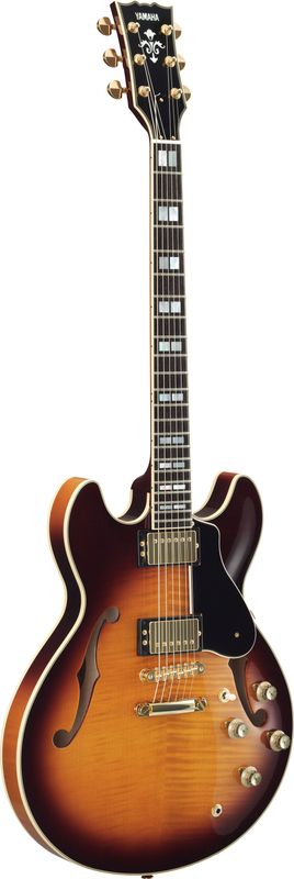 Yamaha SA2200 Hollow Body Electric Guitar - Brown Burst