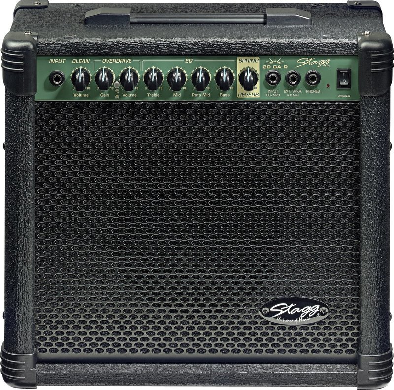 Stagg 20 GA R USA - 20-Watt Electric Guitar Amplifier with Spring Reverb