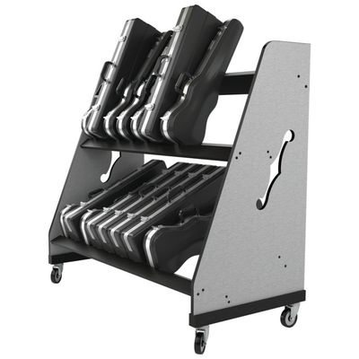 Band Room Violin, Viola and Trumpet Case Shelf Rack