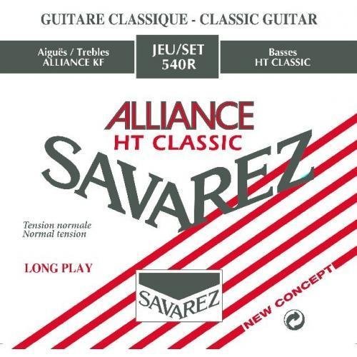 Savarez 540R - Alliance Classical Guitar Strings, Standard Tension Trebles and Basses, Red Card