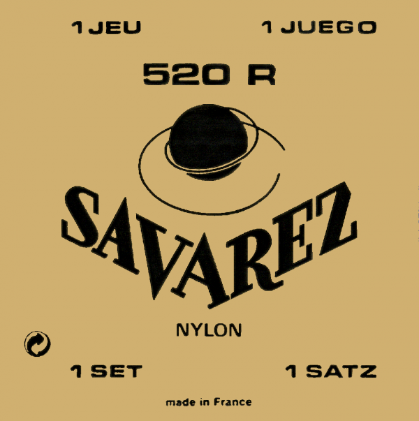 Savarez 520R - Traditional Classical Guitar Strings, Normal Tension, Red Card