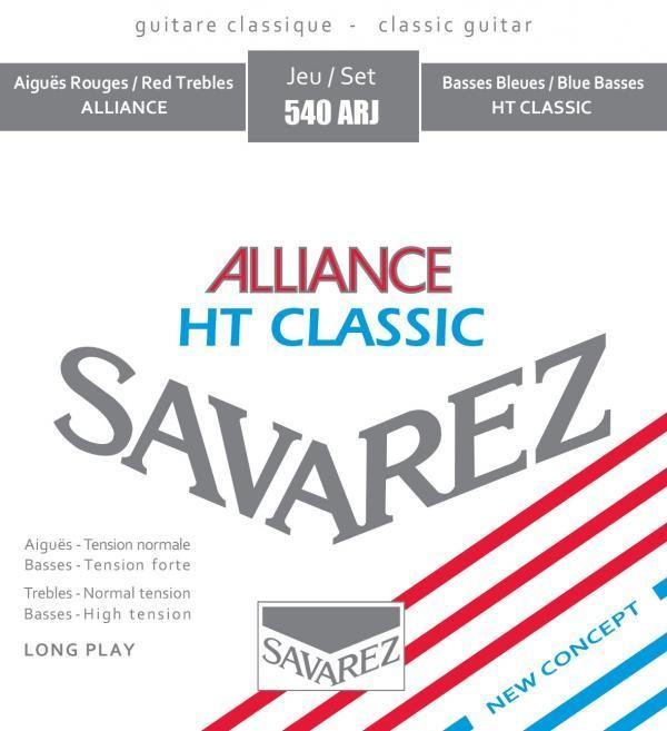 Savarez 540ARJ - Classical, Normal Tension KF Alliance Trebles, High Tension Classic Basses Savarez 540ARJ - Classical, Normal Tension KF Alliance Trebles, High Tension Classic Basses