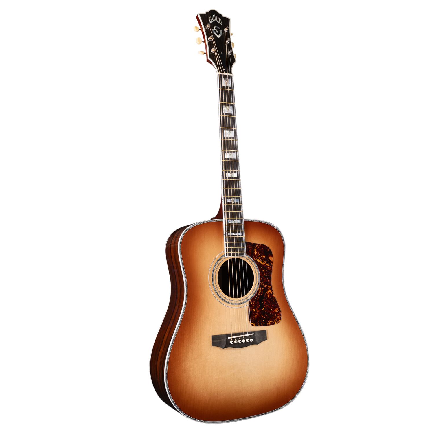 Guild USA D-55 Special - GSR - Pacific Sunset Burst - Spruce/Rosewood