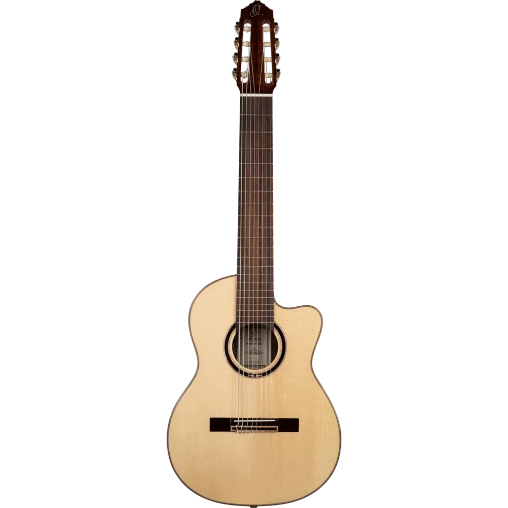 Ortega RCE158RW-8 - 8 String solid Engelman Spruce top