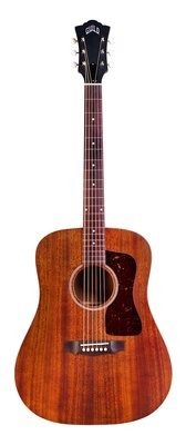 Guild D-20 - Natural - Solid Mahogany Top, Back, Sides - Acoustic Steel String Guitar - Hand Made in USA