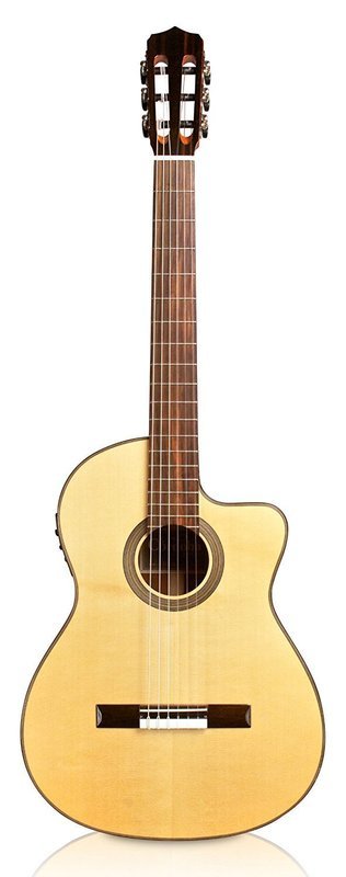 Cordoba Fusion 12 Natural - Solid European Spruce Top - Acoustic Electric Nylon String Classical Guitar