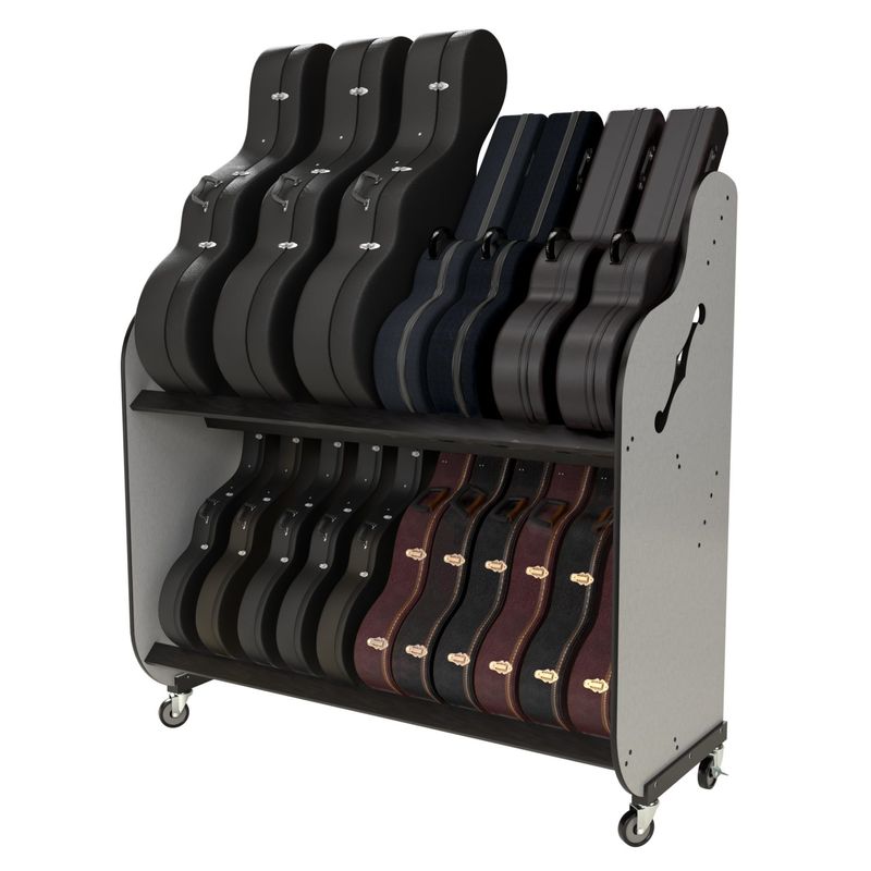 A&S Crafted Products – The Band Room™ Mariachi Instrument Rack for Music Teachers (BRDMCO or BRDMGC)